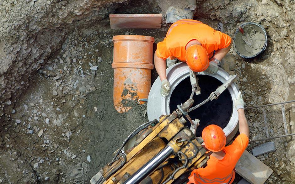 travaux assainissement Guernes